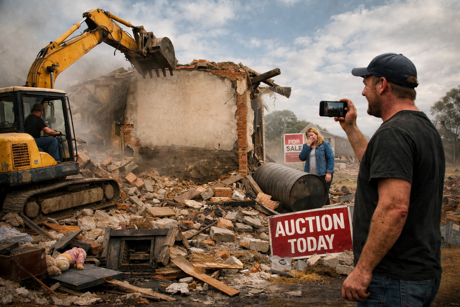 Conflict - The Excavator and the Auction